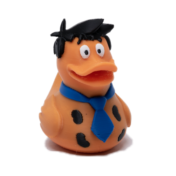 Fred Flintstone character duck