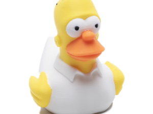 Homer Simpson character duck