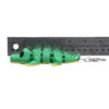 2 green alligator clip on wearable toys