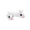 Easter Bunny articulating 3D clip on wearable toy