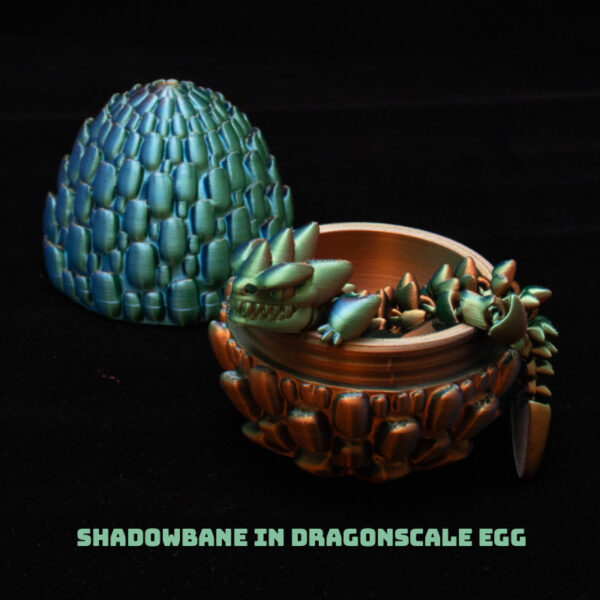 Shadowbane articulated dragon and egg